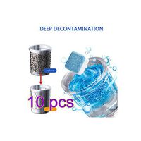 Yutang 10 Tab Washing Machine Cleaner Washer Cleaning Detergent Effervescent Tablet Washer Cleaner