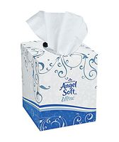 Angel Soft Ps Ultra Premium 2-Ply Facial Tissue - 96 Tissues per Box