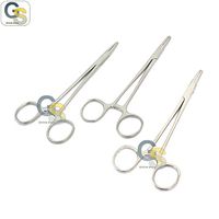 G.S 3 PCS Stainless Steel Mayo HEGAR Needle Holder with GROOVED Jaws 6" Veterinary Dental Instruments Best Quality