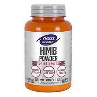 NOW Sports Nutrition, HMB (β-Hydroxy β-Methylbutyrate)Powder, Sports Recovery*, 90 Grams