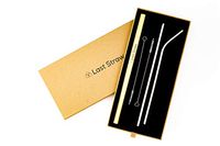 Last Straw | Extra Long 10.5" Reusable Titanium Straws | Bend and Straight Straws | Reusable Titanium Straw | Reusable Drinking Straws |