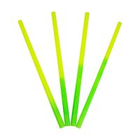 Color Changing Beautiful Plastic Straws - Changes from Yellow to Green - Changes Color When Sipping a Cold Drink! Perfect for Shakes & Smoothies! Frozen Dessert Supplies - Fast Shipping! 1,000 Count