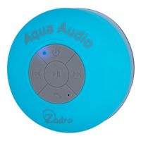 Zadro The Original Aqua Audio Water Resistant Bluetooth Wireless Shower Speaker, Blue