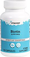 Vitacost Biotin - 5000 mcg - 120 Capsules