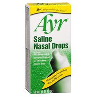 Special pack of 5 AYR SALINE NASAL DROPS 50 ML