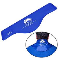 Blue Neck Ice Pack - Cold Compress Shoulder Therapy Wrap Shoulder Ice Pack - Hot & Cold Therapy Pack Gel Ice Packs for Swelling, Injuries, Headache, Cooler(21")