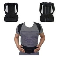Adjustable Back Posture Corrector Clavicle Support Brace to Improve Bad Posture Relief Upper Back Pain Hunchback Correction for Men Women Kids S-XXL (S)