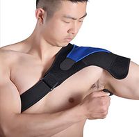 ITODA Shoulder Brace Support, Compression Stability Sleeve Adjustable Wrap Surgery Recovery Sport Belt for Rotator Cuff Dislocated AC Joint Pain Relief Stabilizer