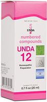 UNDA - UNDA 12 - Numbered Compounds - Homeopathic Preparation - 0.7 fl. oz.