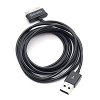 Aduro Samsung Galaxy Tablet Extra Long USB Charge & Sync Data Cable (6.5 feet) USB to 30 Pin, Galaxy Tab 7-Inch, 8.9-Inch,10.1-Inch