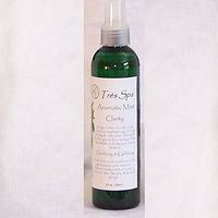 Très Spa Clarity Aromatic Mist –Purifying & Calming - Clary Sage, Bergamot & a kiss of Carnation Essential Oils Versatile 100% Natural. Skin Safe Eco-Friendly & Alcohol Free