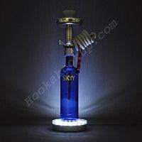 Skyy Vodka 1L Bottle Hookah with LED Stand