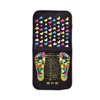 TQ 1Pcs Foot Walk Massager Healthy Foot Walking Mat Reflexology Stone Foot Massage Pad Sole Acupunture Massager,B