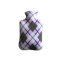 biliten 2000ML Premium Classic Hot Water Bottle Cover Hot Water Bag Single-Faced Velvet Cover (only Hot Water Bottle Cover, No Hot Water Bottle)