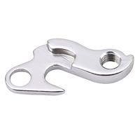 Meolin Bike Rear Derailleur Tail Hook Silver Type,Stainless steel,2.481.2in