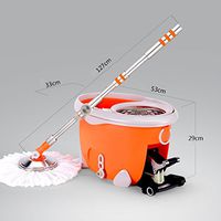 mop Rotating Dual drive automatic mop Household stainless steel Hand wash Mop Drag bucket
