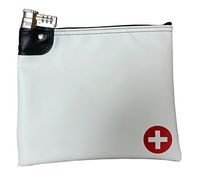 Medication Safety Bag Combination Keyed Lock (White)