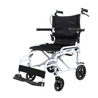 FLYSXP Creative Folding Multi-Functional Wheelchair Ultra-Light Portable Elderly Trolley Wheelchair