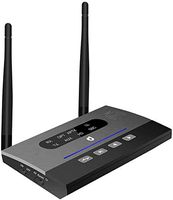 Long Range Bluetooth 5.0 Transmitter and Receiver aptX HD, aptX Low Latency & Dual Link Supported Wireless Audio Adapter Transmitter for TV Home Stereo PC by Optical RCA AUX 3.5mm