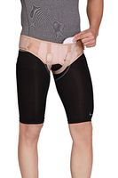 BOLD Double Inguinal Hernia Support Belt - Truss Brace With Two Pressure Pads XXL Biege