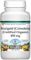 Marigold (Calendula) (Certified Organic) - 450 mg (100 Capsules, ZIN: 517744) - 3 Pack