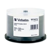 94737 Verbatim MediDisc 94737 CD Recordable Media - CD-R - 52x - 700 MB - 50 Pack Spindle - Inkjet Printable