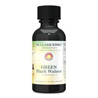Dr. Clark Parasite Cleanse Green Black Walnut Hull Tincture - Extra Strength Formula Original Dietary Supplement - Supports Healthy Intestinal Environment - 2 fl. oz. (60 cc.)