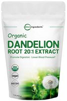 Sustainably US Grown, Organic Dandelion Root Powder, 1 Pound (16 Ounce), Strong Liver Health Support, Non-GMO and Vegan Friendly