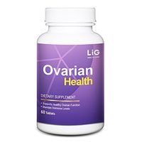 LIG Ovarian Health-Natural Supplement(60 Tablets)-for Ovarian Cysts and Pelvis Inflammmation-with Honeysuckle Flower
