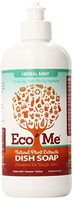 Eco Me Natural Environmentally Friendly Sudsing Liquid Dish Soap, Healthy Herbal Mint Scent, 16 Fluid Ounce