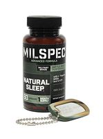 MilSpec Men's"Natural Sleep" 100% Drug Free, Natural Acting, with L-Theanine, GABA and 5-HTP, 30 Capsules