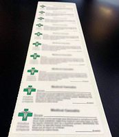 1000 (All State) Green Cross Labels - Medical Stickers -