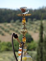 Home Comforts Narghileh Hubble Bubble Shisha Hubble-Bubble Hookah Vivid Imagery Laminated Poster Print 24 x 36