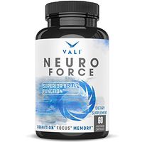 Brain Booster Supplement for Focus, Memory, Clarity, Energy - 60 Veggie Pills. Cognitive Function Support for Optimal Mental Performance, Advanced Stack Smart Natural Extra Strength Premium Formula