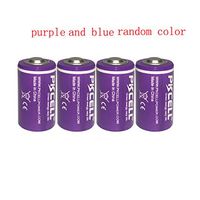 1/2AA Size 3.6V 1200 mAh ER14250 Lithium Batteries 4PC
