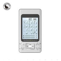 12 Modes Best Muscle Stimulator tens EMS nmes Unit Machines Electric Electronic Pulse Massagers for Back Neck Shoulder Knee Legs Body Pain tmj Replacement Pads HealthmateForever Pro12AB2(Silver)