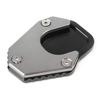 Frames & Fittings CRF250 Rally CRF250L 2017 2018 Kickstand Sidestand Extension Enlarger Pad for Honda CNC Motorcycle Accessories - (Color: Titanium)