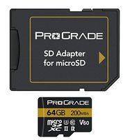 ProGrade Digital 200MB/s Micro SDXC UHS-II V60 Memory Card (64GB)