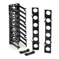 Black Box RM236, Vertical IT Rackmount Cable Manager, Pack of 2 Kits