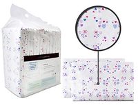 Disposable Incontinence Bed Pads | Highly Absorbent, Waterproof 1700ml Underpads for Elderly Adults, Kids, Children | Mattress Sheet Protector with Non Slip | Classy Pal | Hearts, 100 Pack (23” x 36”)