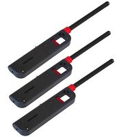 3 Pack BBQ Grill Lighter Refillable Butane Gas Candle Fireplace Kitchen Stove Long