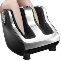 TISSCARE Foot Massager Machine Shiatsu Massager with Heat for Tired Feet, Leg, Calf, Deep Kneading Therapy, Relaxation Vibration, Rolling, Stimulate Blood Circulation Treatment for Plantar Fasciitis