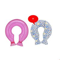 DSWRSD Hot Water Bag | Hot Water Bottle with Super Soft Luxury Cover | Random Colour Cover 1.4 Litre U-Shaped PVC (Color : 2#)