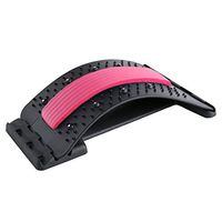 Back Stretching Device for Lower and Upper Stretcher, Back Massager | Stretcher Spinal Immediate Pain Relieve Back Pain Muscle Pain Relief (Magnetic Pink)