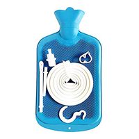 Rubber Enema Bag Kit Anal Douche Vaginal Douche Enema Cleaner for Women’s or Man’s Health (Blue-2L)