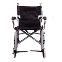 PLLP Medical Rehab Chair, Wheelchair,Lightweight Folding Steel Tube Wheelchair Driving Medical Adult Thickening Soft Seat Elderly Disabled Car Cart