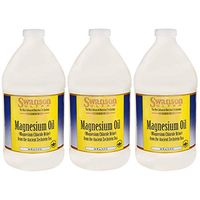 Swanson Magnesium Oil Spray Zechstein Magnesium Soothes Muscles Nourishes Skin Stress Relief Sleep Rapid Absorption Dr. Barbara Hendel's Formula 64 fl oz (1.9 l) Liquid (3 Pack)
