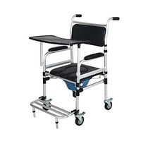 LSX--Bedside Commode Chair Toilet Chair, with Dining Table Home, Elderly Walker, Toilet, Hemiplegia, Pregnant Women, Sitting, Folding Toilet & (Color : A)