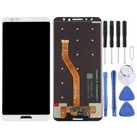 JUNXI Phone case Phone Cover LCD Screen and Digitizer Full Assembly for Huawei Nova 2s(Black) (Color : White)
