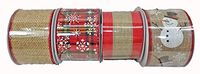 Darice Christmas Ribbon: Plaid/Snow, 2.5" x 25', 4 Assorted Styles
